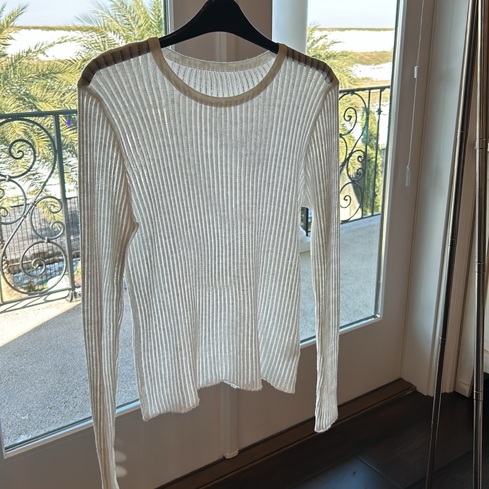 White/cream Long sleeve- basics- winter - Picture 2 of 2